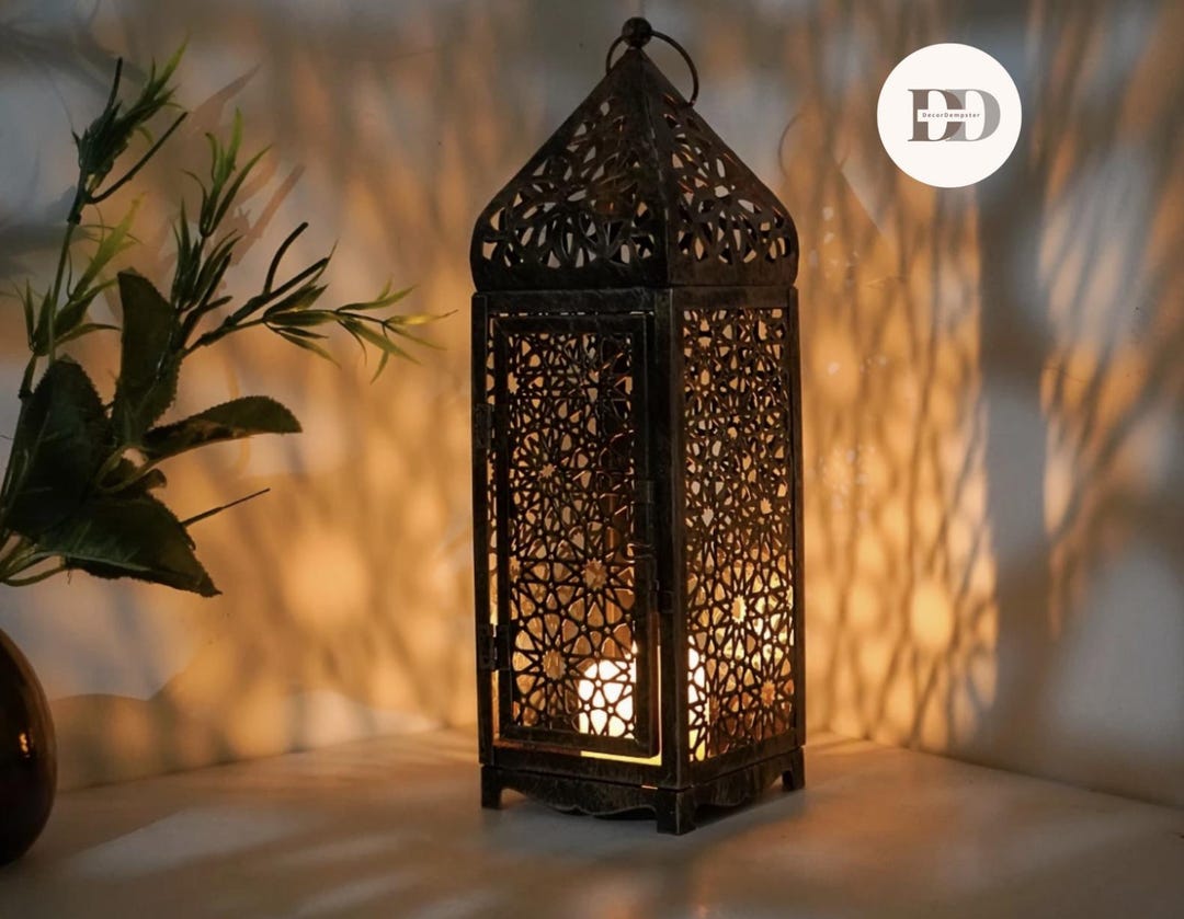 Middle East Candle Holder / Moroccan Candle Holder / Metal