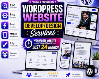 WordPress webbdesign | WordPress webbutvecklare | Företagswebbdesign | SEO-vänlig responsiv webbplats | Elementor-expert