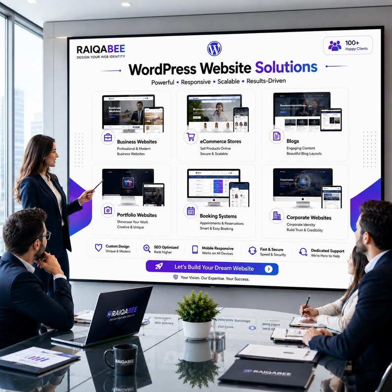 WordPress webbdesign | WordPress webbutvecklare | Företagswebbdesign | SEO-vänlig responsiv webbplats | Elementor-expert bild 8