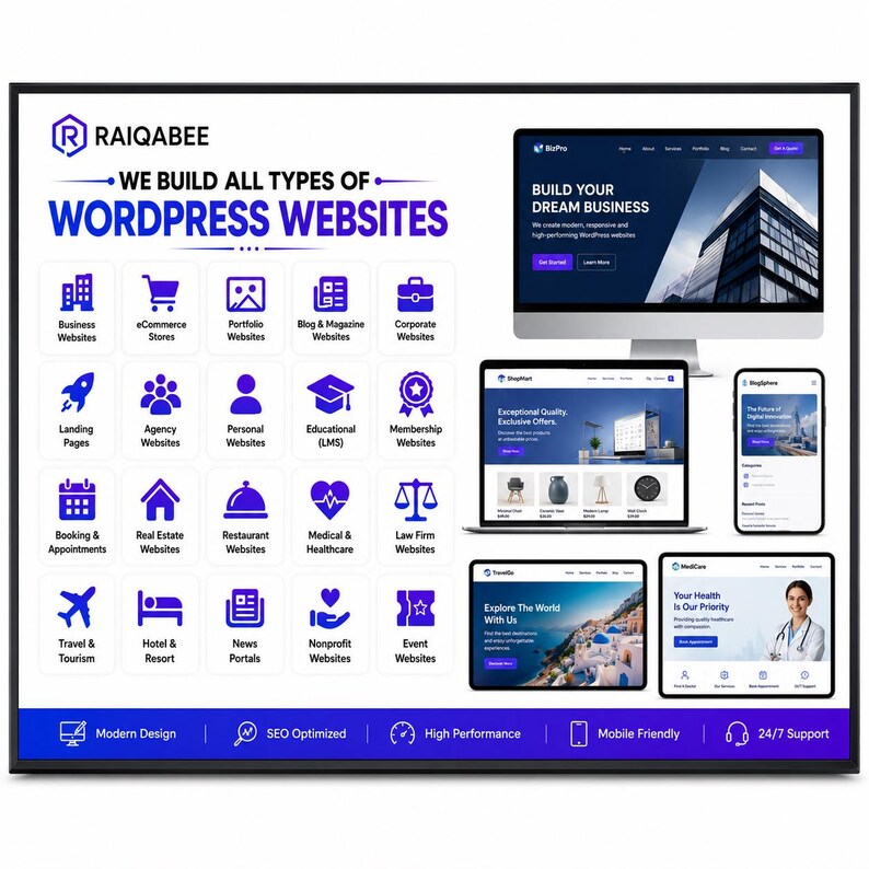 WordPress webbdesign | WordPress webbutvecklare | Företagswebbdesign | SEO-vänlig responsiv webbplats | Elementor-expert bild 10