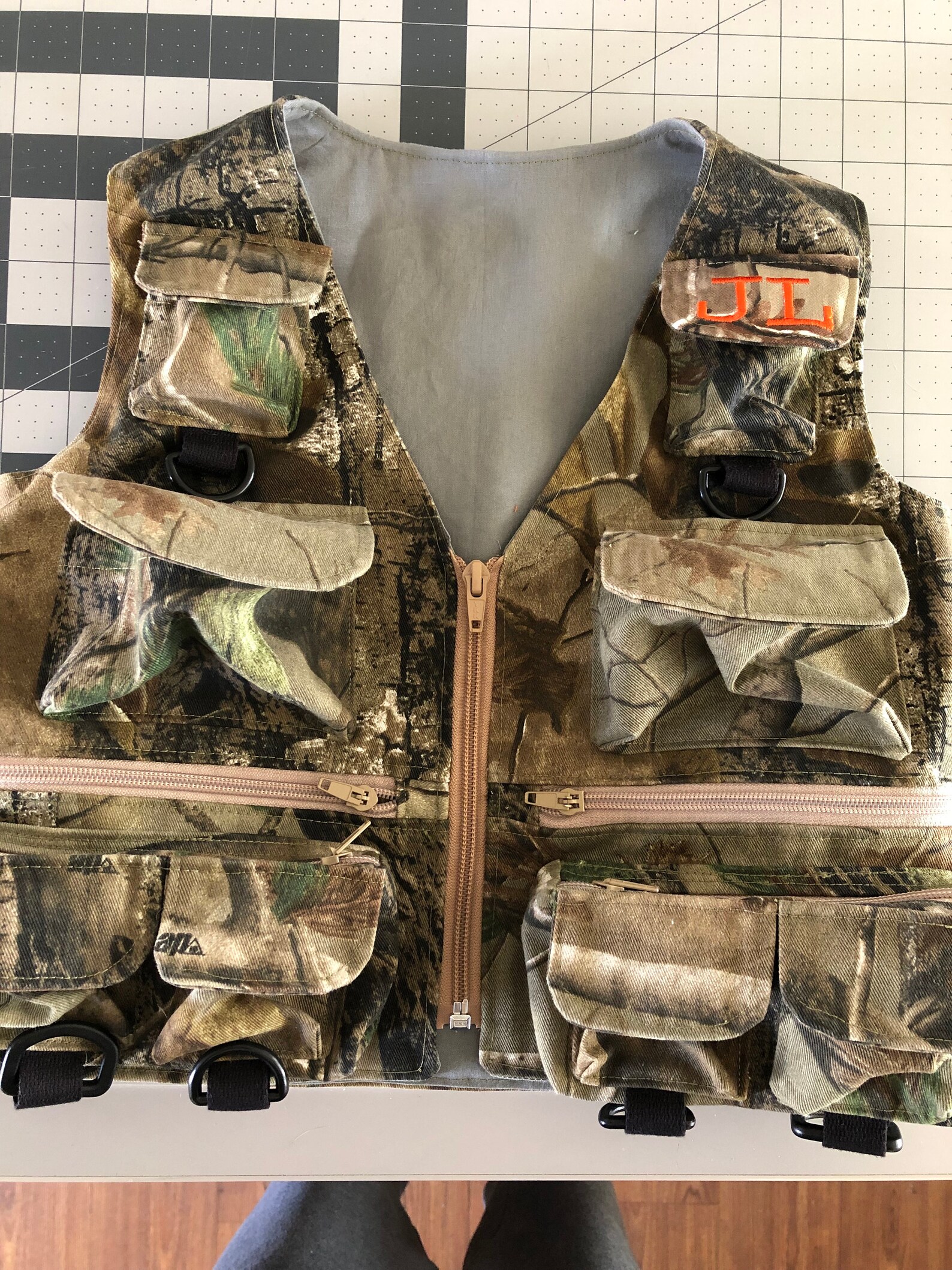 Fishing vest photographer's vest custom MADE TO ORDER Etsy