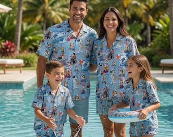 Chemise famille hawaïenne Disney Cruise, nœud coquette Mickey Cruise, vacances d'été Disney 2026, tenues de famille assorties