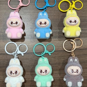 Mini monster keychain accessory/multiple colors/phone/bag/charm