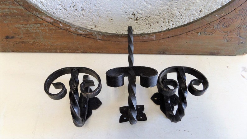 wrought iron pegs