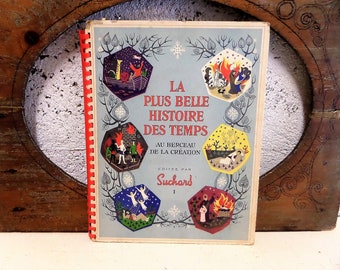 French Vintage Trading Cards Chocolate Advertising Album Theme History Tome 1/ 1956