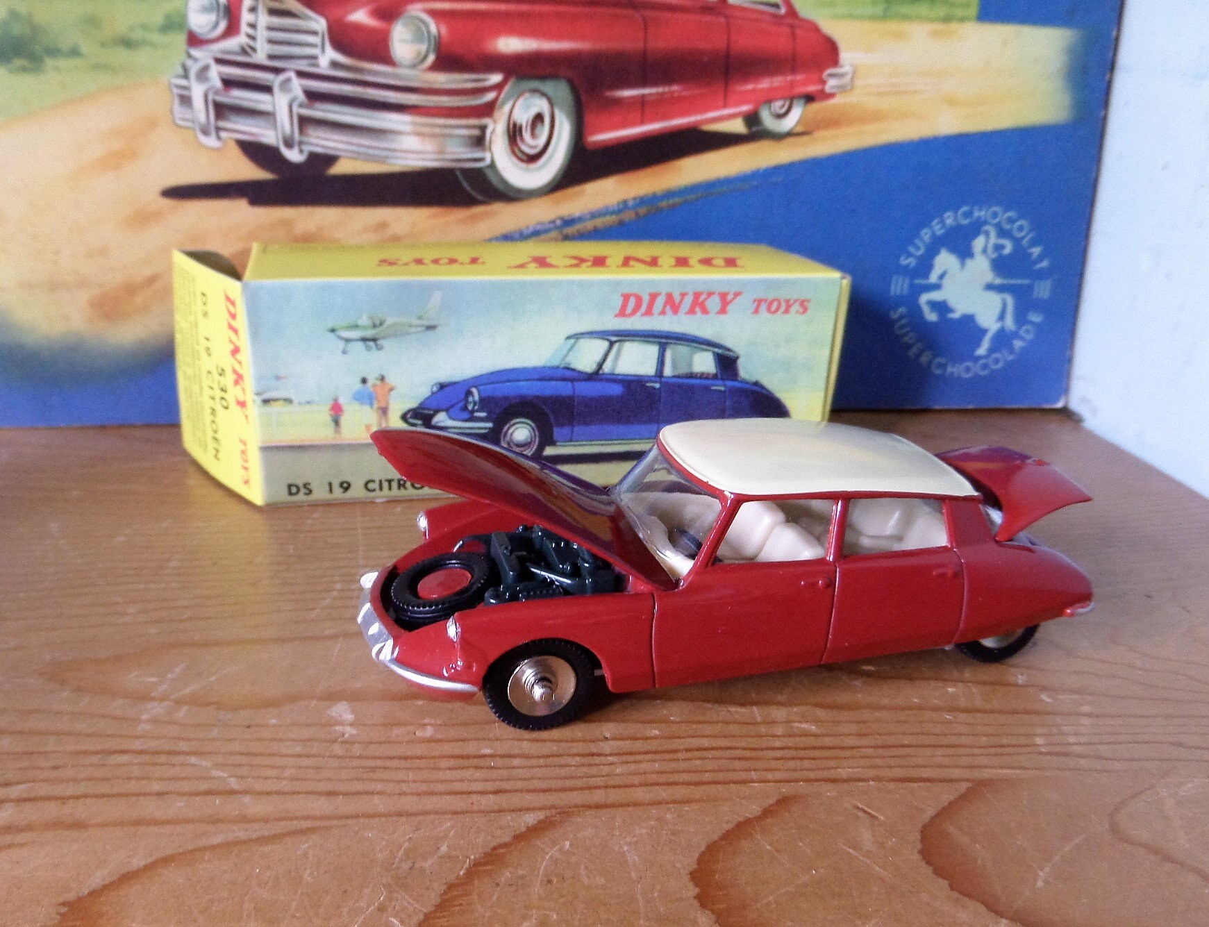 美品　仏製DINKY TOYS CITROEN DS19 ミニカー French Vintage Replica Dinky Toys Atlas CITROEN 