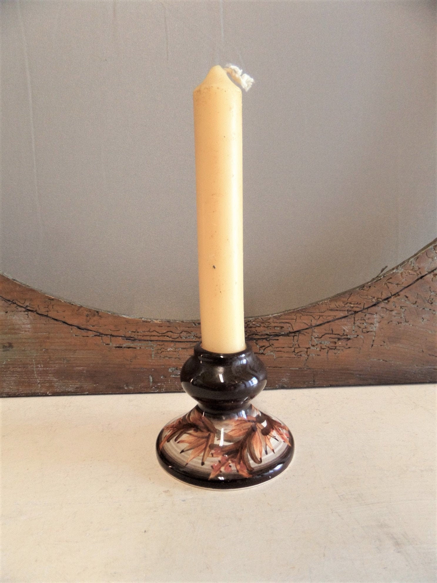 Jersey Support de Bougie Vintage Poterie Siècle