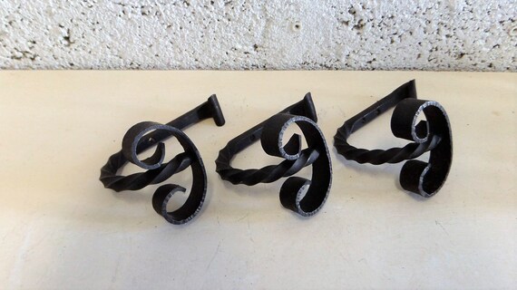 wrought iron pegs