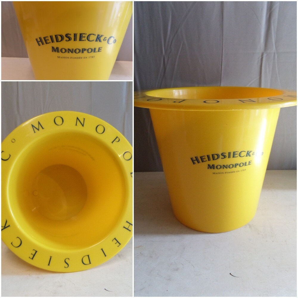 Heidsick Monopole Acrylic Ice Bucket Champagne