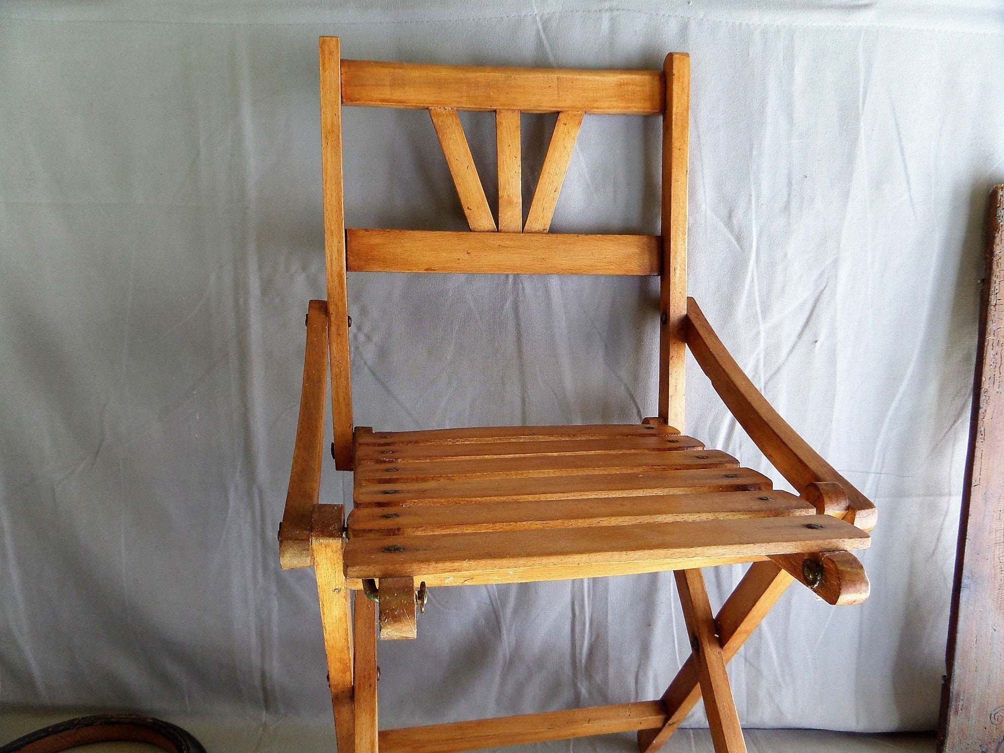 Vintage Kid Folding Wooden