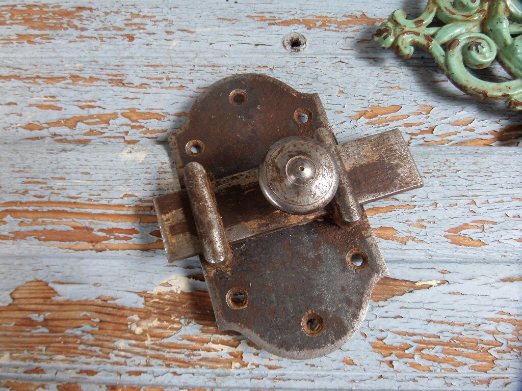 Très Grand Château Antique 6.5 Pouces Slide Bolt Latch Lock, Décor de Château
