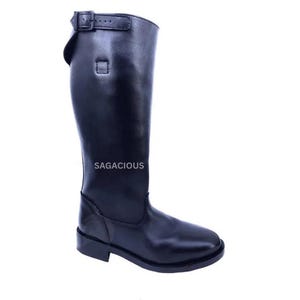 Darth Vader Leather Cosplay Boots: Star Wars 501st Legion