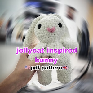 jellycat-inspired bunny crochet pattern (DIGITAL PDF PATTERN!)
