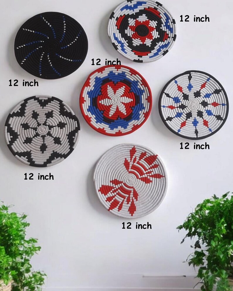 Geometric Patterned Woven Baskets For Apartment Decor preview