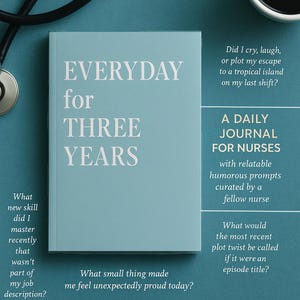 Nursing Journal | 366 Daily Relatable Prompts | Guided Gratitude, Reflection and Humour | Nursing Gift for Students & Seasoned Nurses |