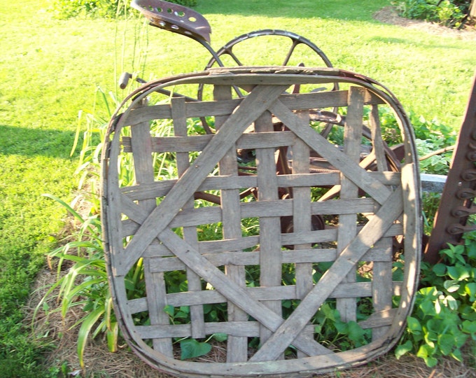 Vintage Tobacco Basket. Etsy