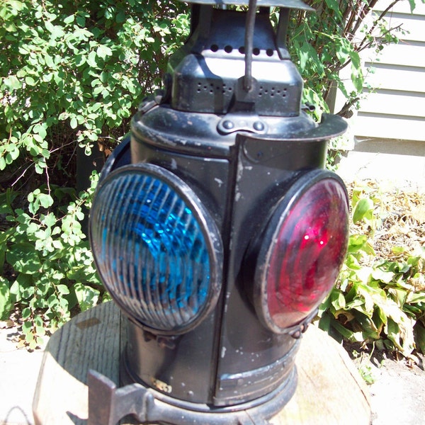 Vintage Adlake Railroad Lantern.  Reserved for Frank Plant.