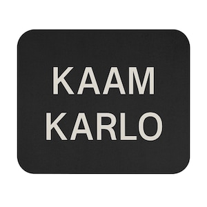 Rectangle Mouse Pad, Urdu Funny Kaam Karlo Pakistani Desk Mat, Office Decor, Coworker Gift, Office Supplies, Desk Accessories