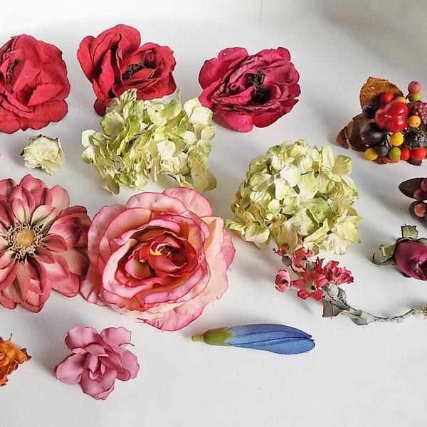 Vintage Silk Flower Etsy