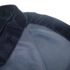 1940s-50s Velvet Black Circle Skirt and matching velvet Bolero Jacket image 3