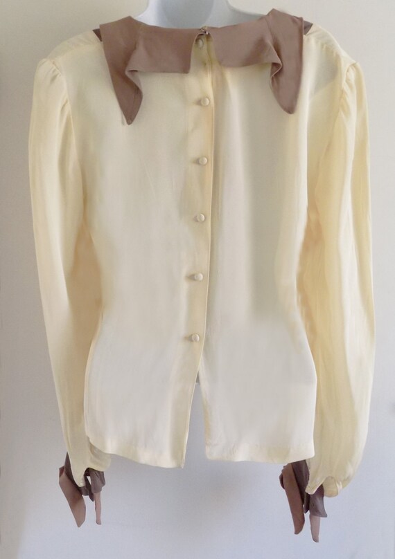 1930s Sailor style woman's blouse by Jane Compton… - image 4