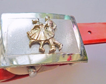 1950s Rockabilly Belt and Buckle