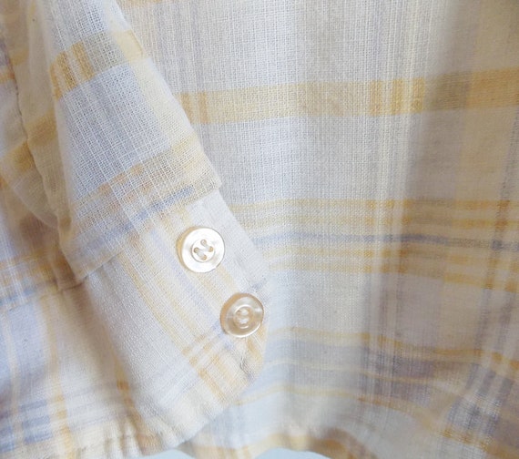 1970s wide collar mans long sleeved Disco shirt b… - image 3