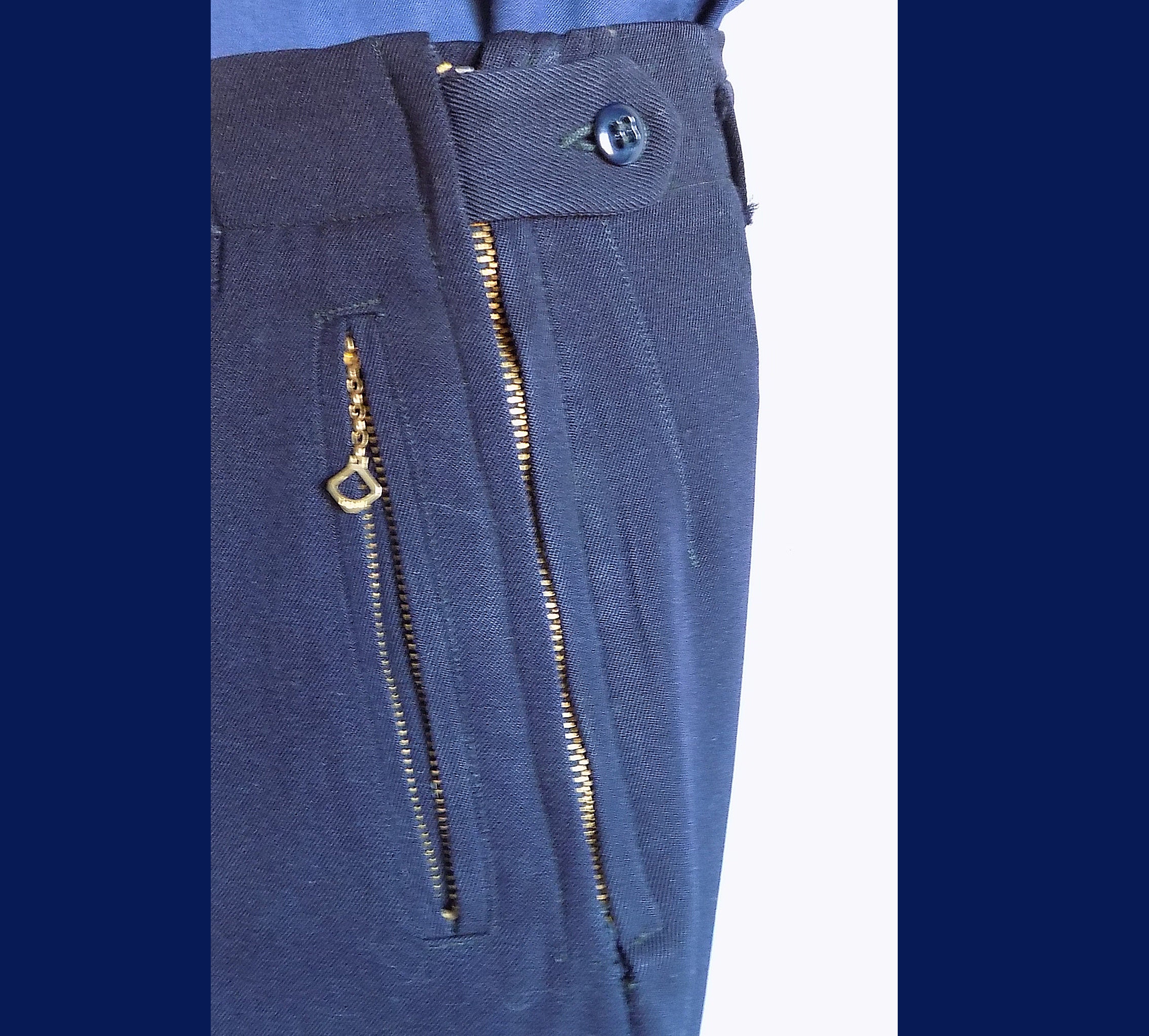 Pantalon De Ski Alpin Vintage - Années 1940 - Taille 30x30 (environ)