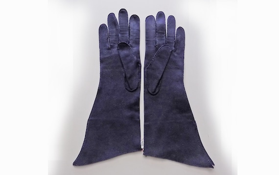 1940s Art Deco Lilly Dache Dark Navy Blue winter
