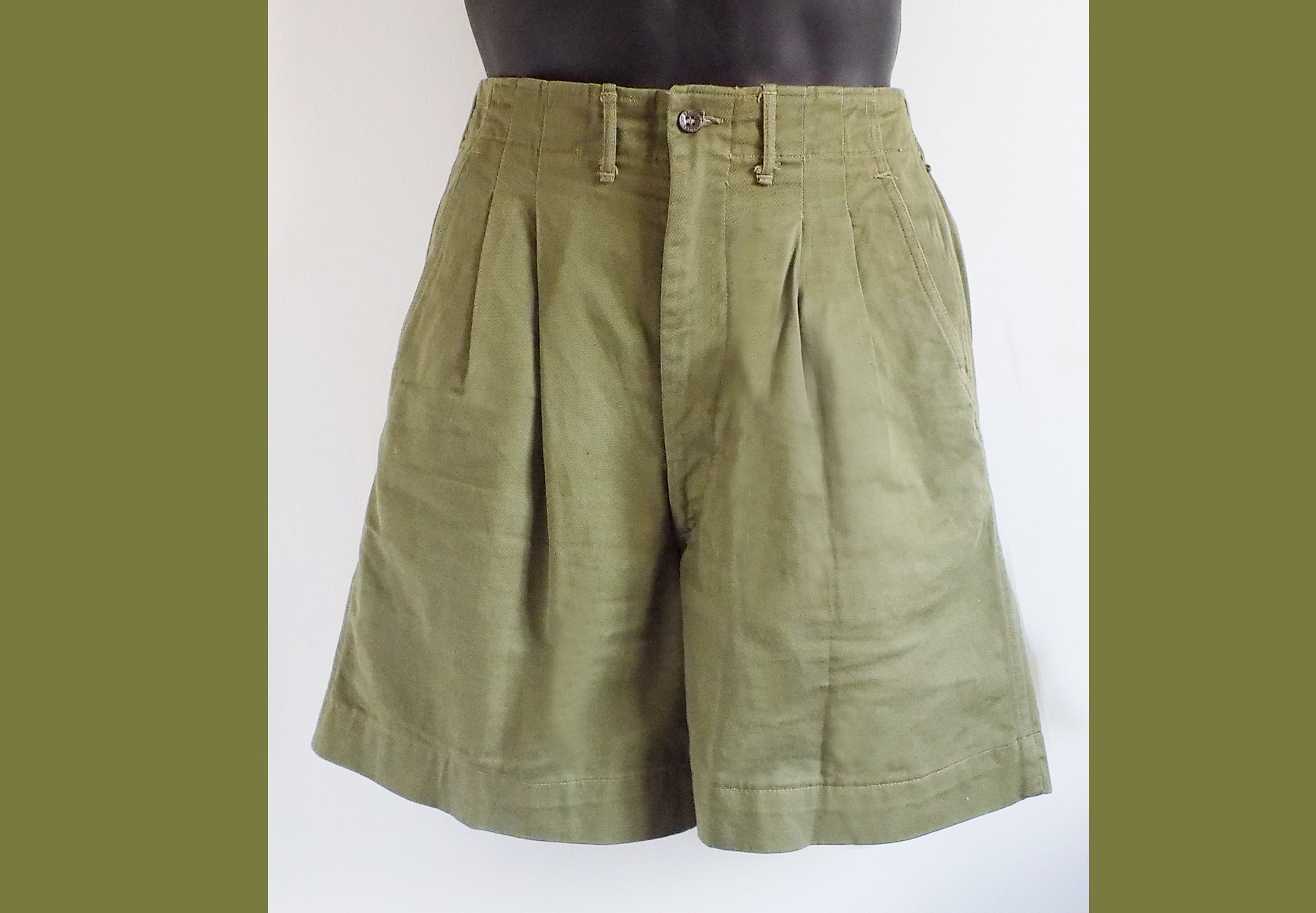 1940s50s Vintage Boy Scout Shorts / original metal buttons / Etsy