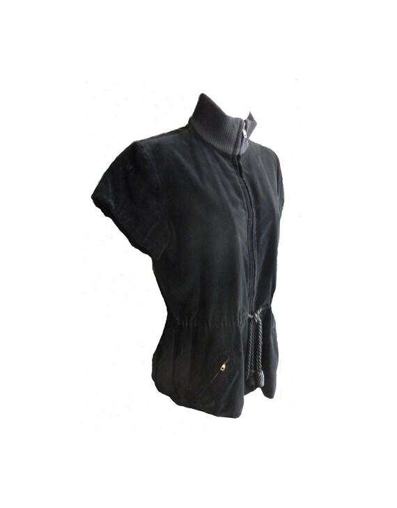 1970's DESIGNER Yves Saint Laurent military velvet