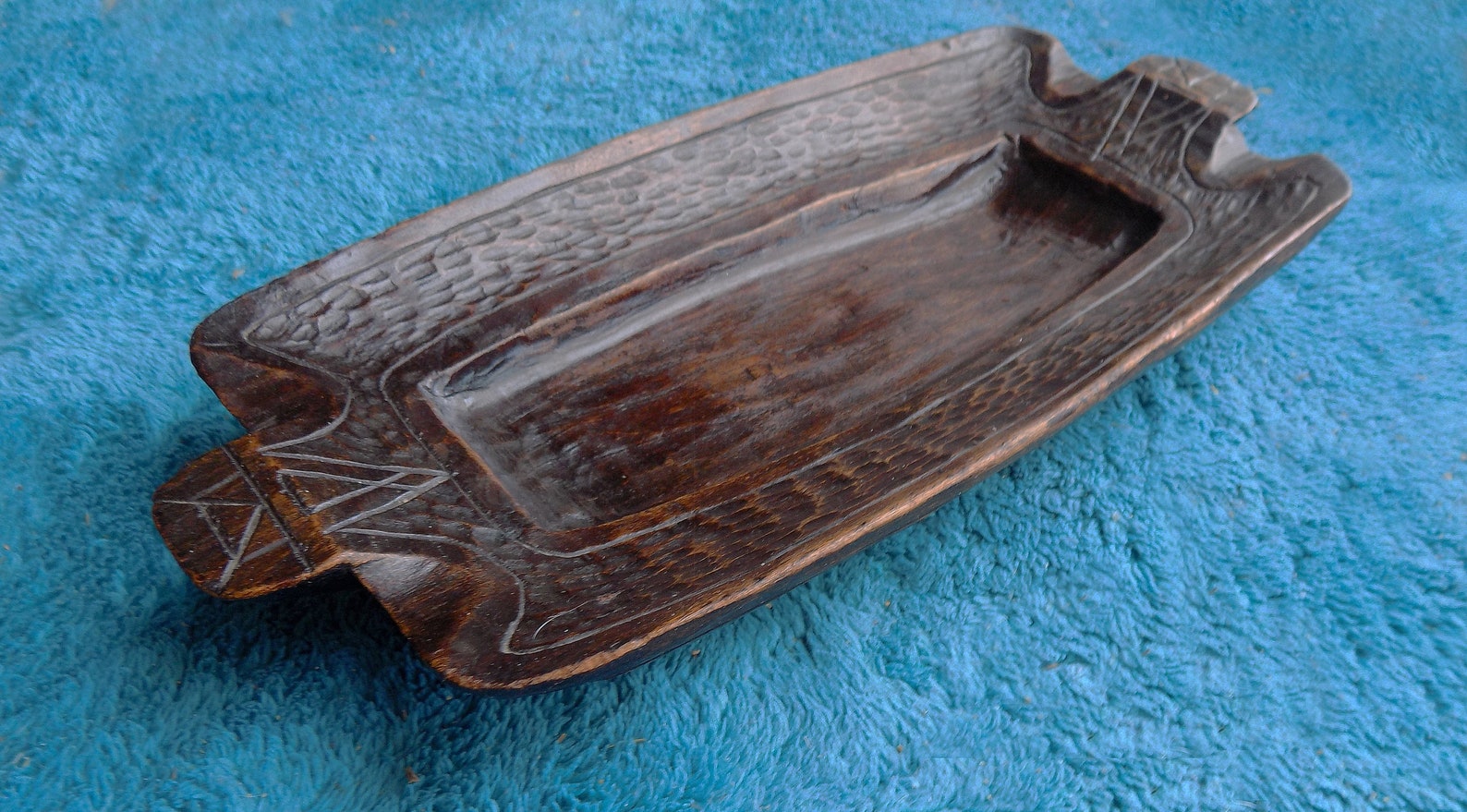 1950s Yoruba hand carved wood tray / catch all / dish / West Etsy