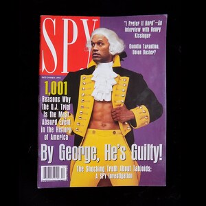 RARE 1995 SPY magazine / O.J. Simpson Cover and story / Mint Condition / celebrity / Henry Kissinger interview / Quentin Tarantino