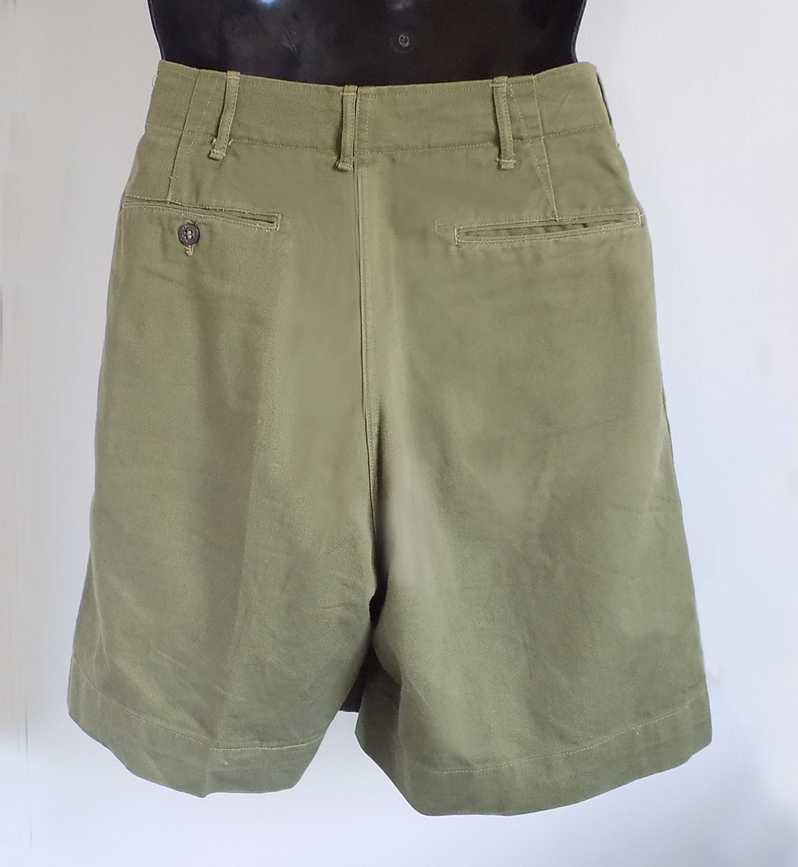1940s-50s Vintage Boy Scout Shorts / Original Metal Buttons / - Etsy