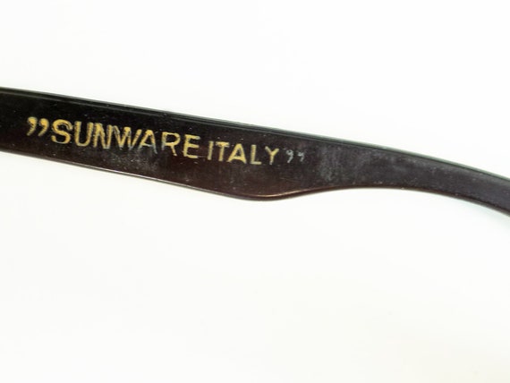 1950s-60s Cat-eye Italian sunglasses / one arm is… - image 3