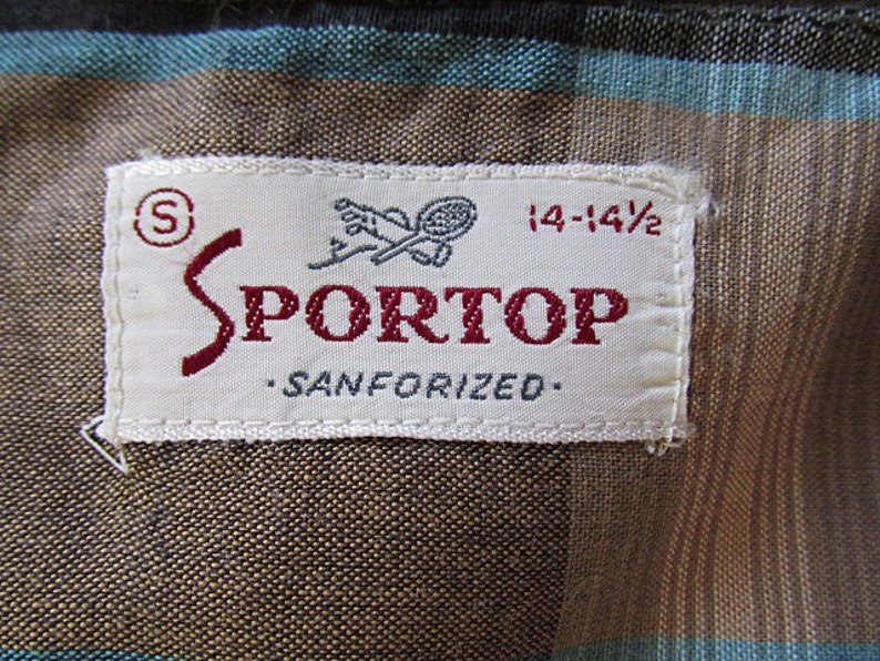 1950's RARE Gene Vincent Sportop Label Shirt / Rnr / S / - Etsy