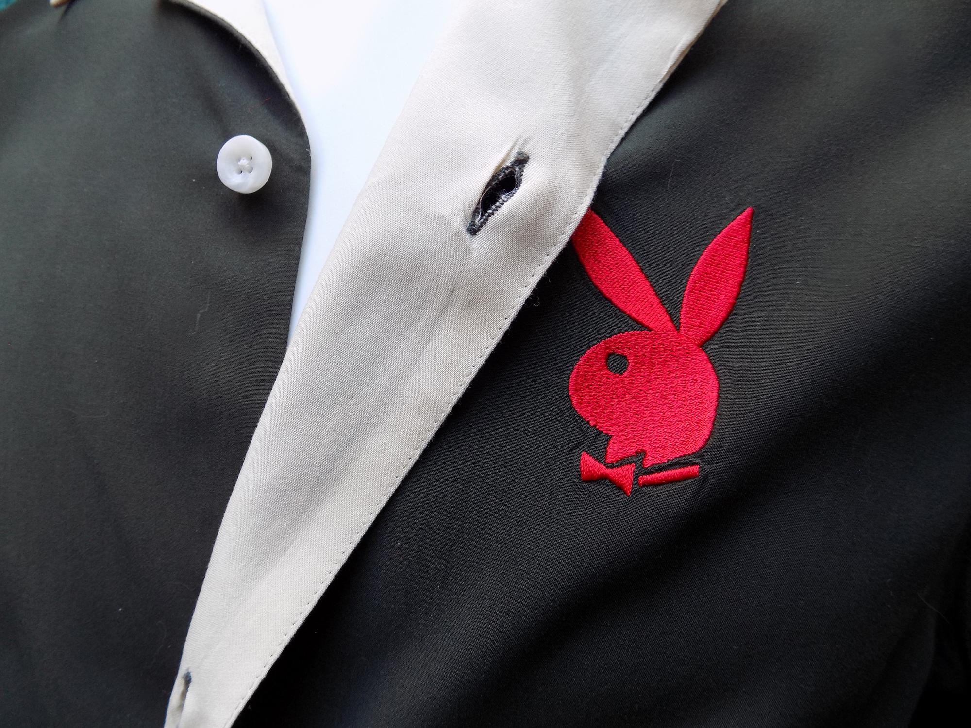 playboy dress shirt Weekend Cotton Shirt Playboy Cut SS Iconic Plein