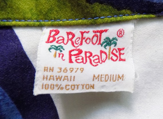 1970s Barefoot in Paradise Psychedelic Tiki Hawai… - image 3