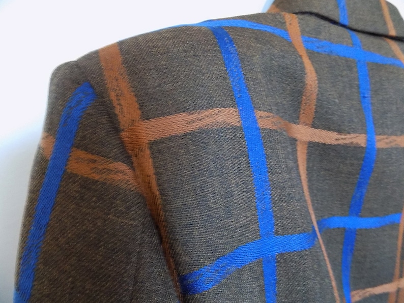 Louis Rotha Rare 1970s Louis ROTH, Las Vegas Label, Brown and Blue