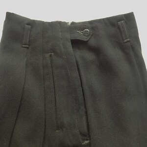 RARE 1940s-50s Black Wool Athletic Shorts / Sports / Tiger's ...