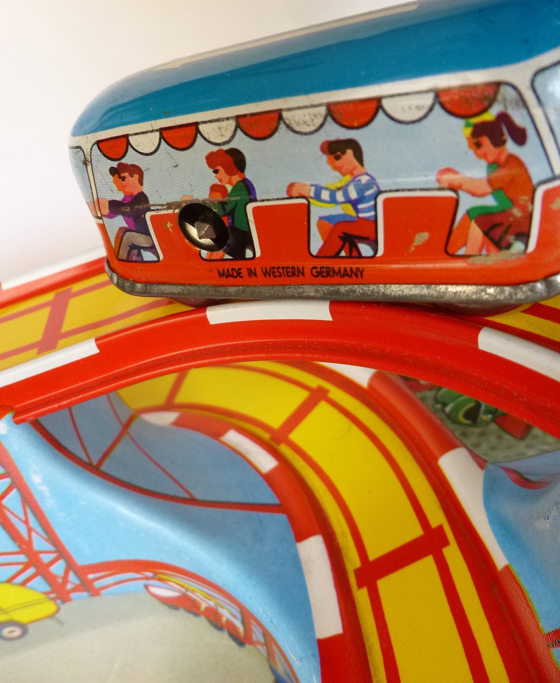 1960's Vintage Ohio Art Coney Island Roller Coaster Toy Etsy