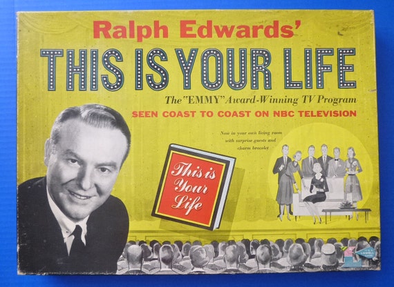 1950s This Is Your Life Tv Show Board Game Etsy 1950s This Is Your Life Tv Show Board Game Etsy