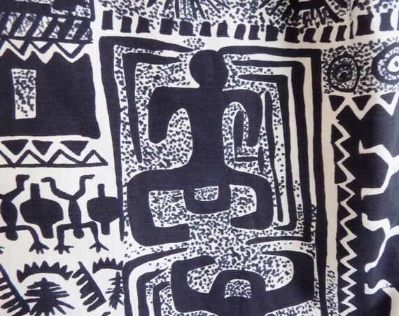 1980's "Made in Hawaii" men's shirt, Tiki, Hula, … - image 2