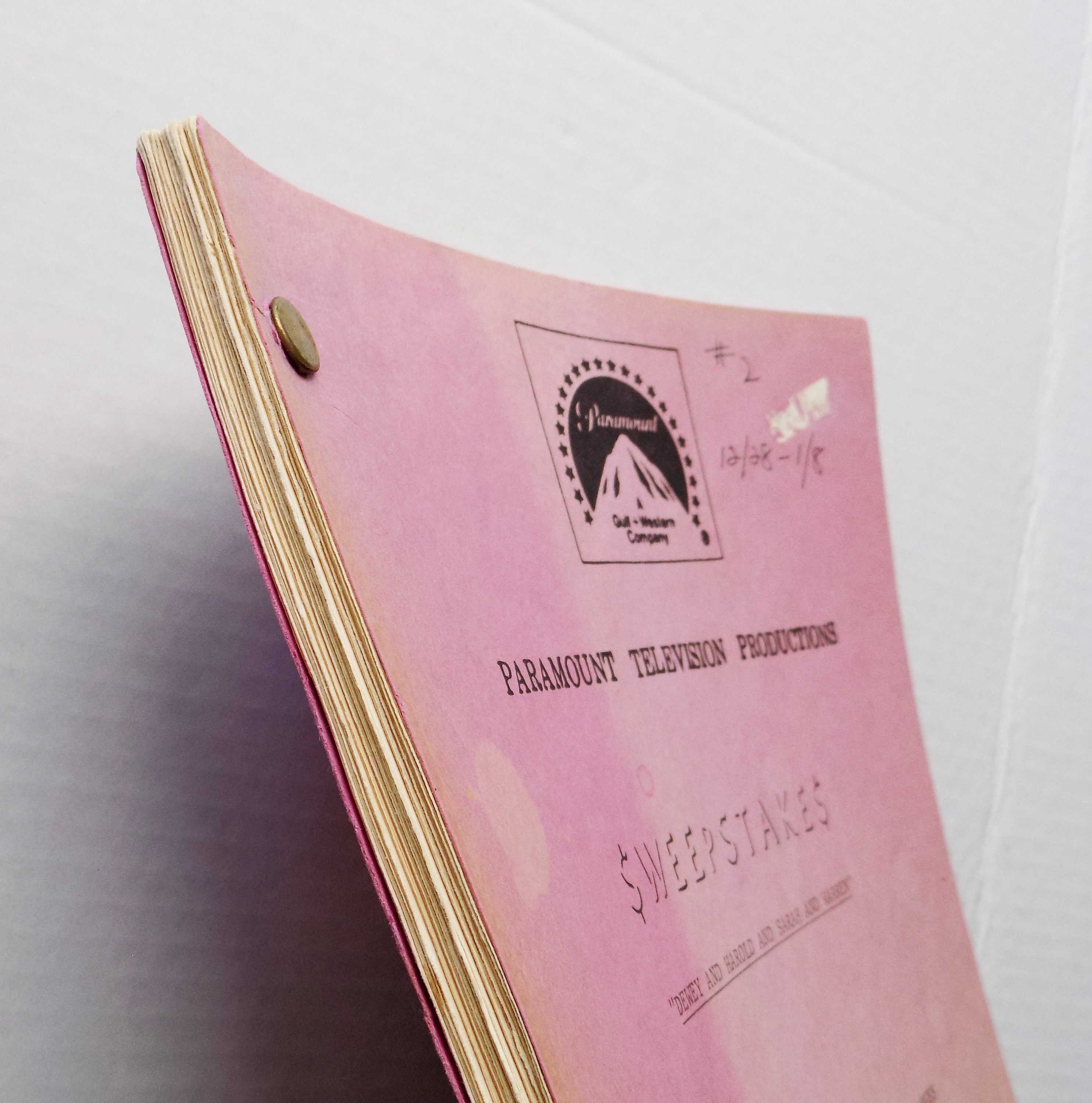 1978 Paramount Movie Script / 