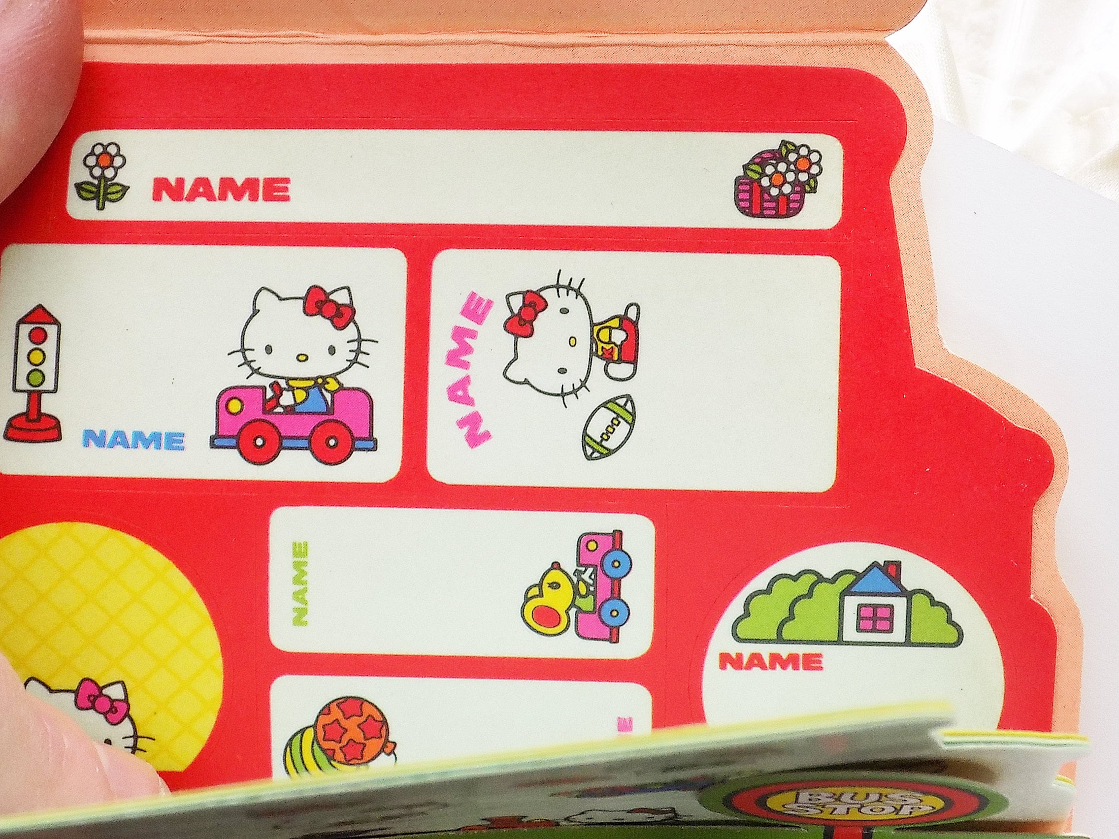 Rare 1976 Hello Kitty Seal Set / Never Used / All Seals Are There