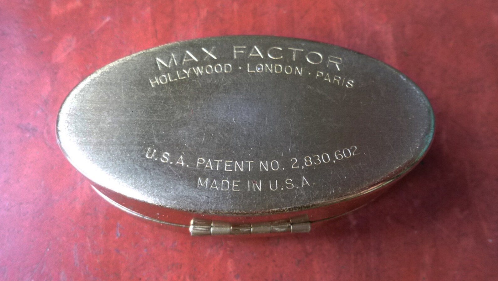 1950's Max Factor Lipstick and Case with Mirror Etsy
