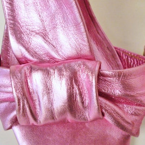 REDUCED Diane von Furstenberg Designer Pretty in Pink Heels, leather, sandals, size 9.5, sling backs, made in Italy