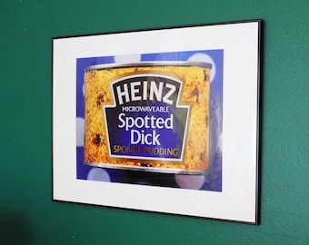 1980&#39;s  &quot;Spotted Dick&quot; Original Photograph / Framed and archivally matted /  POP ART /