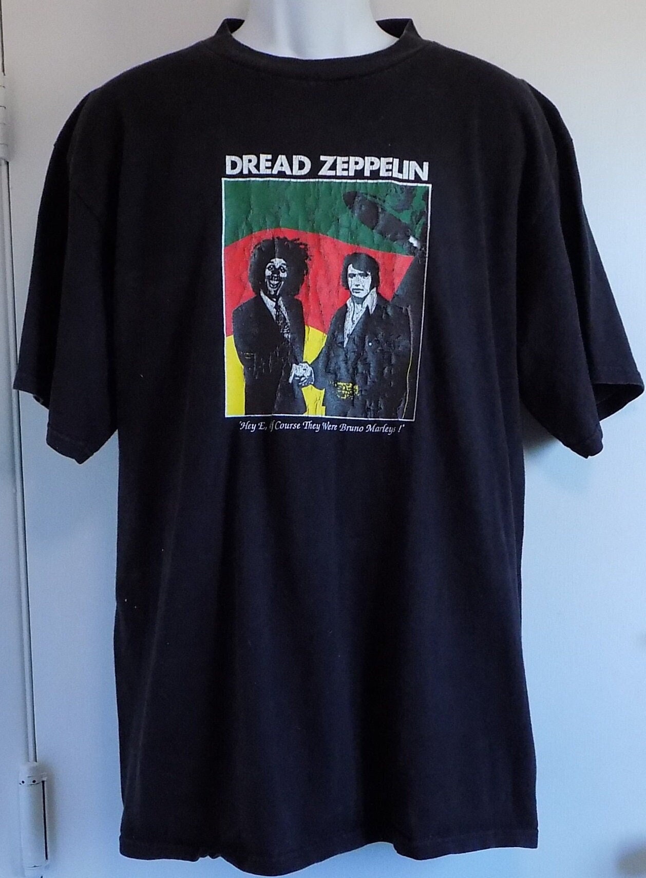Rare Black 1997 Tour Shirt for Dread Zeppelin, Pop Tart Tour