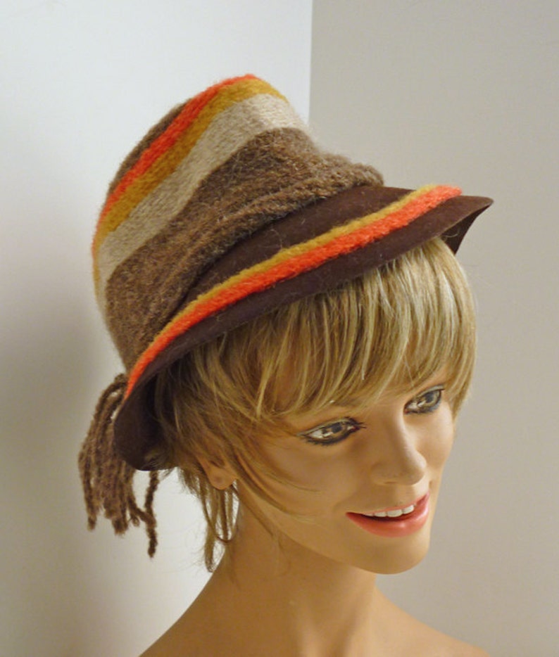 1960's Designer woman's fedora DACHETTE by Lilly Dache / winter / mod / designer / fall / Thanksgiving image 4